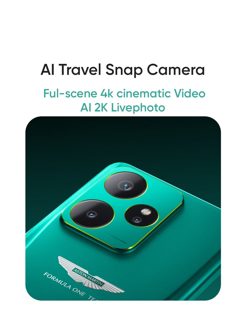 GT7 Aston Martin Dream Edition AI Phone Dual SIM Green 16GB RAM 512GB - Middle East Version