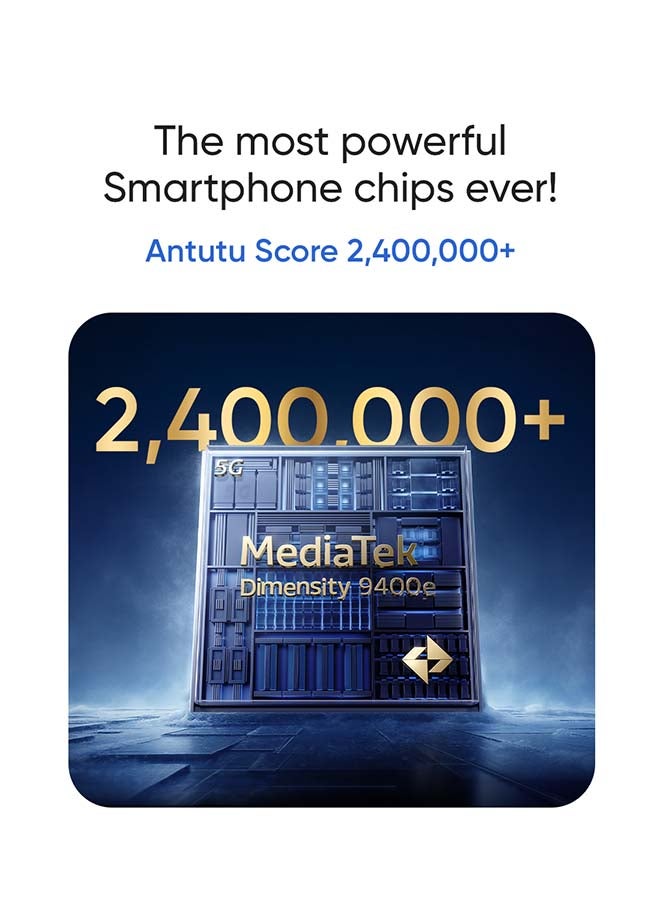 ريل مي GT7 AI Phone Dual SIM lceSense Black 12GB RAM 512GB With Buds Air 7 - Middle East Version - Image 3