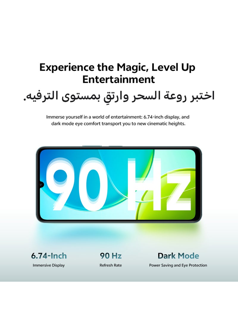 vivo Y04 4G Dual SIM Jade Green  4GB RAM + 128GB | 5500mAh With Gifts Wired Earphones - Middle East Version  - Image 4