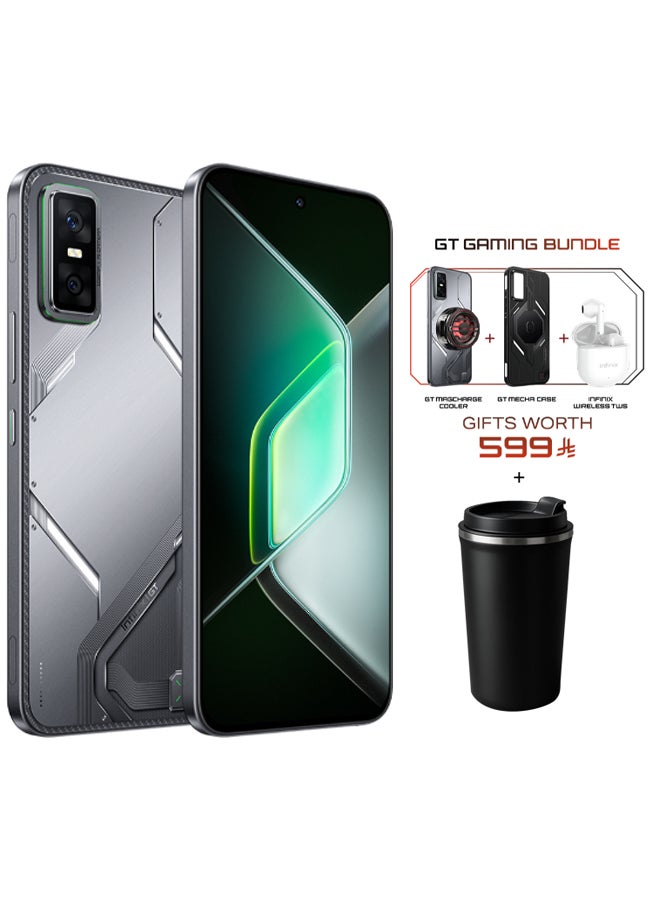 Infinix - GT30 pro Dual SIM Shadow Ash 8GB RAM 256GB 5G - Middle East Version With Magsafe Fan+xbuds + Case + Mug - Image 1