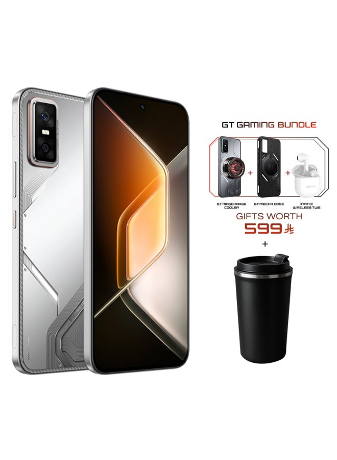 Infinix - GT30 pro Dual SIM Blade White 8GB RAM 256GB 5G - Middle East Version With Magsafe Fan+ xbuds + Case+ Mug - Image 1