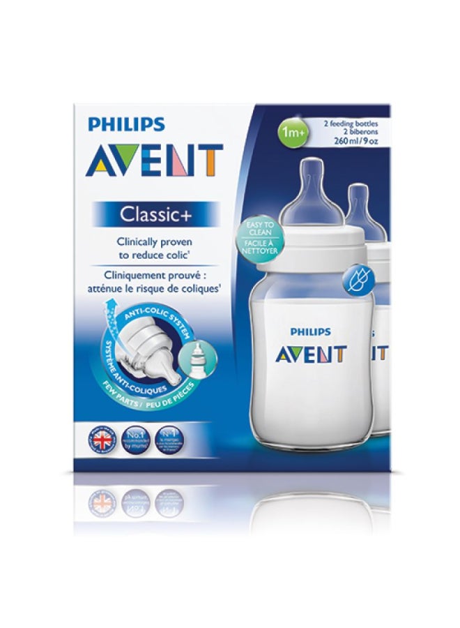 Philips Avent Pack Of 2 Anti Colic Feeding Bottle, 260 ML - Image 2