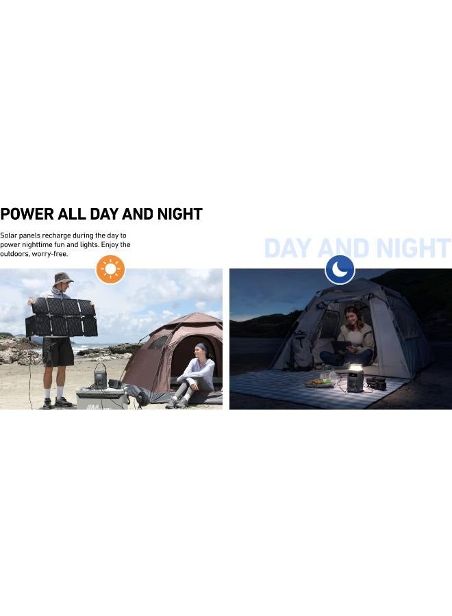 90000 mAh SOLIX C300 DC Portable Power Station - 288Wh | 300W Dark Gray