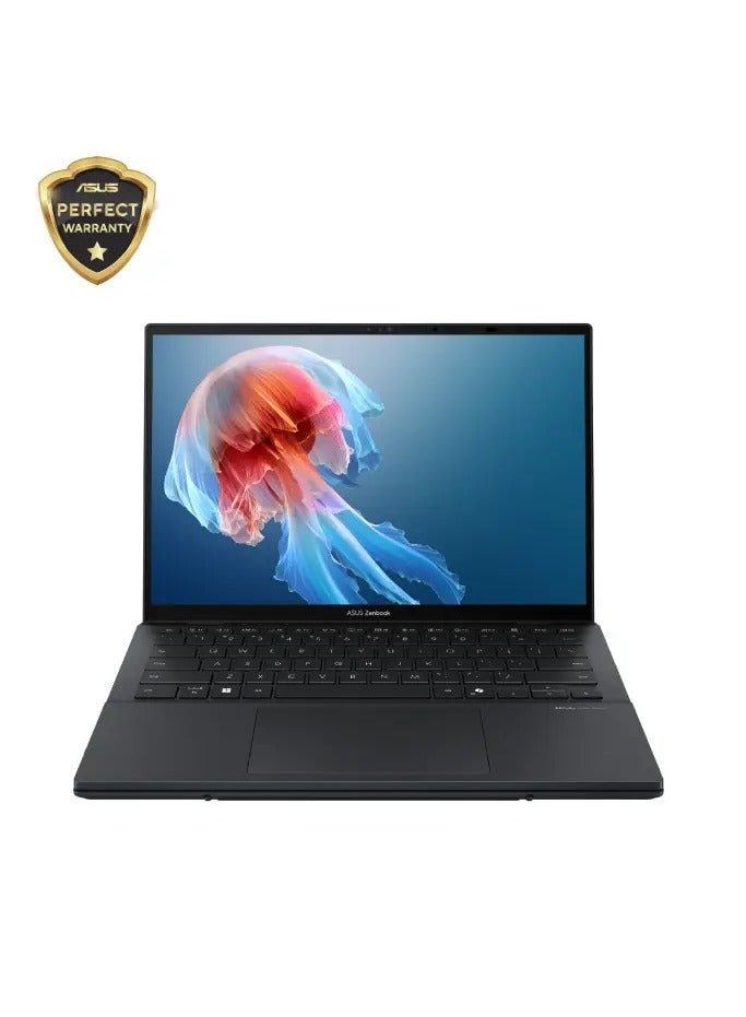 ASUS "ASUS Zenbook Duo LAPTOP UX8406CA-PZ062W Intel® Core™ Ultra 7 -Windows 11 Home 14.0-inch 3K (2880 x 1800) OLED 16:10 aspect ratio LPDDR5X 32GB 1TB M.2 NVMe™ PCIe® 4.0 SSD -COLOR Inkwell Gray      " English/Arabic Inkwell Gray  - Image 2