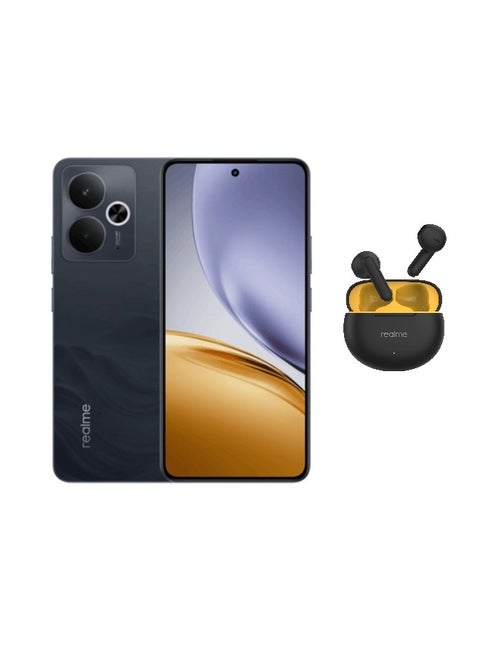 14T Dual SIM Obsidian Black 8GB  RAM 256GB 5G With Realme Buds T01