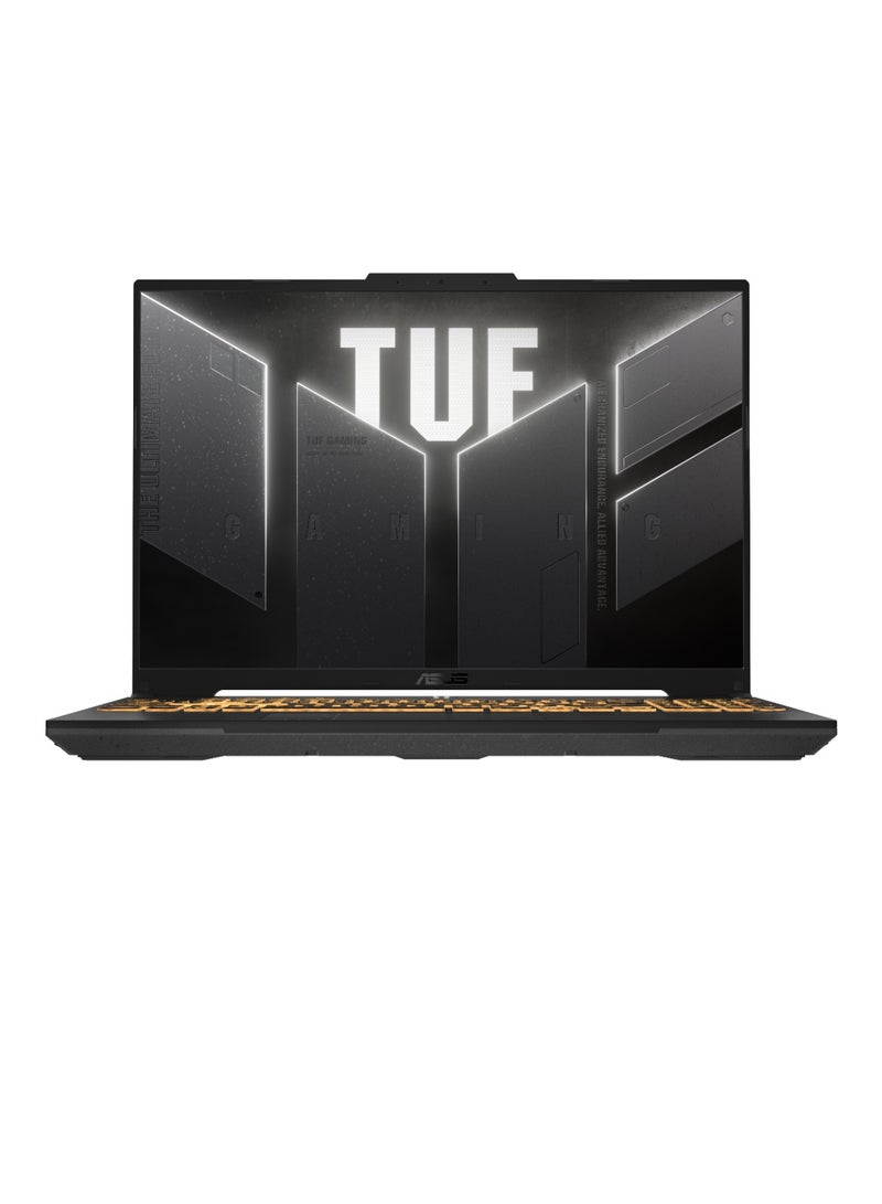 أسوس - Notebook ASUS TUF Gaming F16 FX607VU- RL007W-I7 13620H RTX 4050 16GB RAM 512GB SSD- Win11 English/Arabic Mecha Gray - Image 1