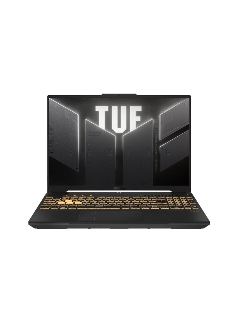 أسوس - Notebook ASUS TUF Gaming F16 FX607VU- RL007W-I7 13620H RTX 4050 16GB RAM 512GB SSD- Win11 English/Arabic Mecha Gray - Image 1