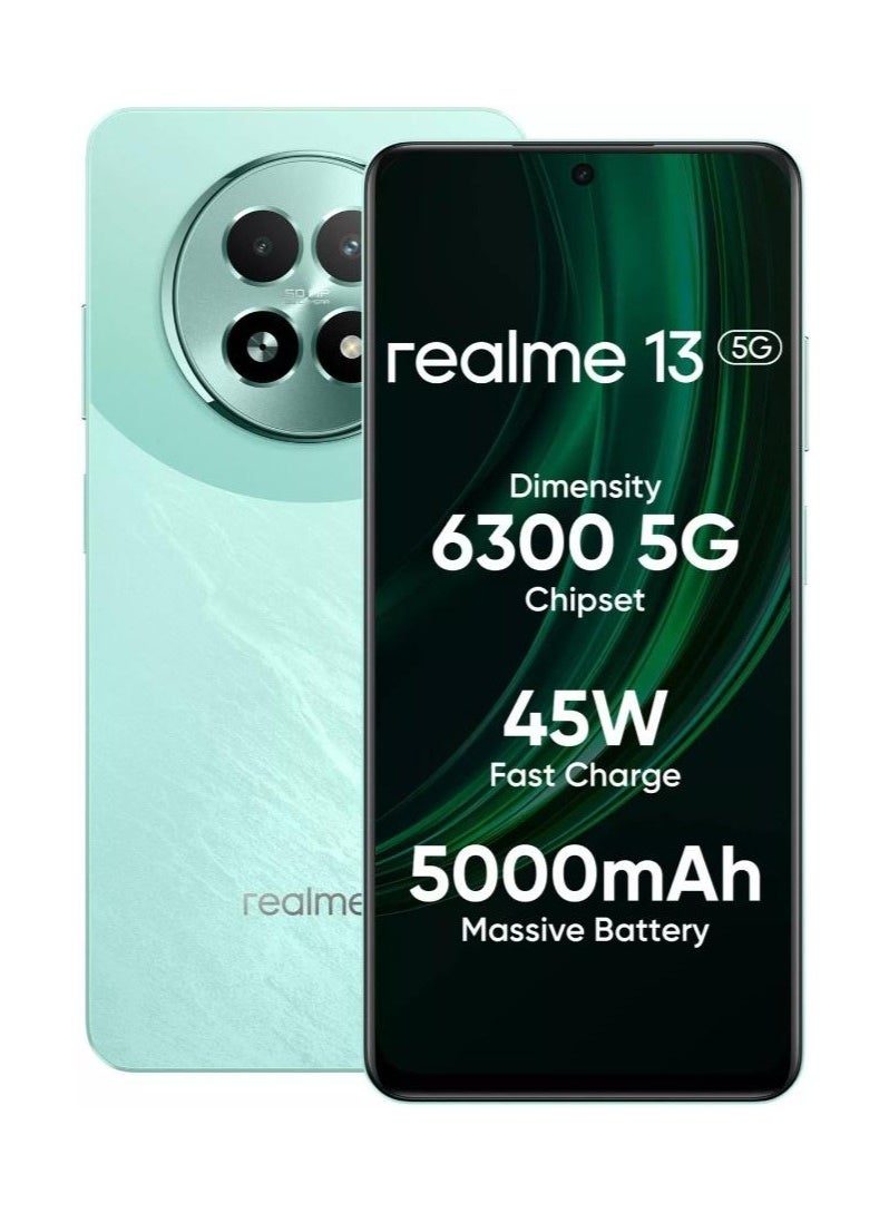 ريل مي Realme 13 Dual SIM Speed Green 12GB 256GB 5G - Middle East Version  - Image 1