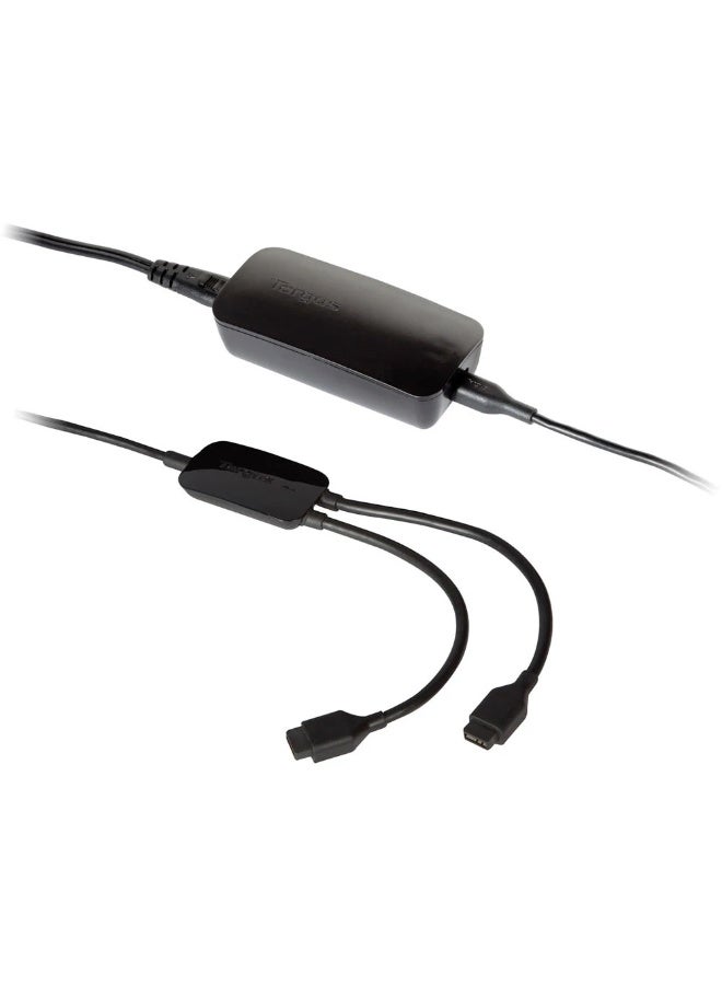 تارجوس NETBOOK 45W Charger With Charging tips L106, L108, L124, L125A, L127, L131 For Acer, Asus, Compaq, Dell, HP, IBM, Lenovo, MSI, and Samsung black  - Image 3