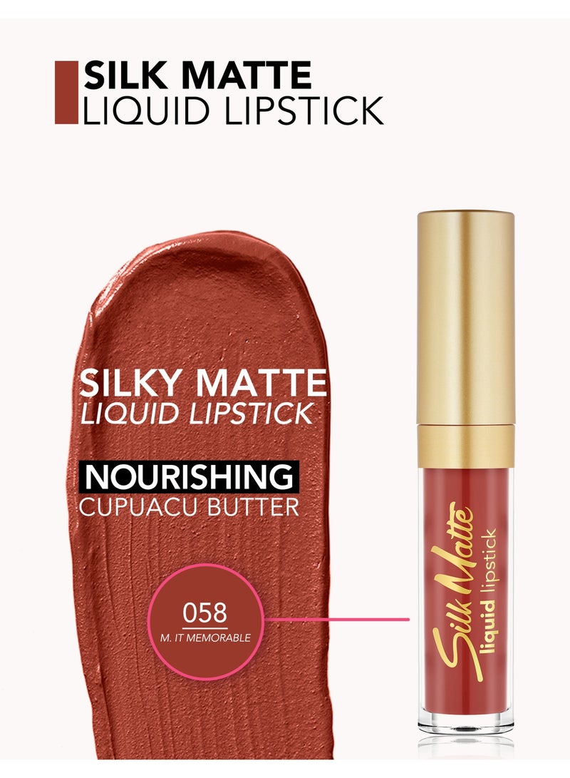 flormar Silk Matte 058 MAKE IT MEMORABLE - Image 1