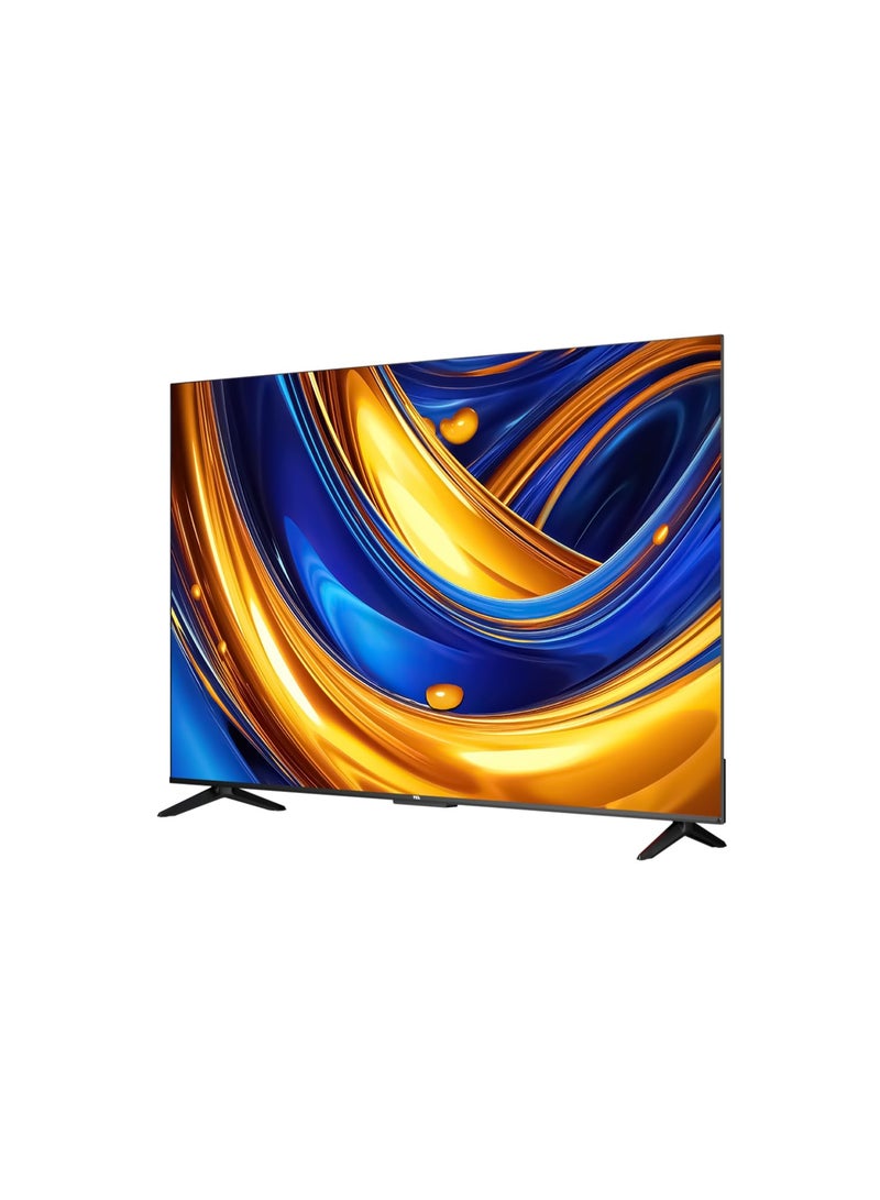 55-Inch P655 UHD LED 4K Smart TV + 2.0 Channel Premium Soundbar | [Google TV, AiPQ Processor, 60Hz, HDR10, Metallic Bezel-less body] + [HDMI (ARC), USB, Bluetooth, FM Station, Aux] - (2024 Model) 55P655+SOUNDBAR Black