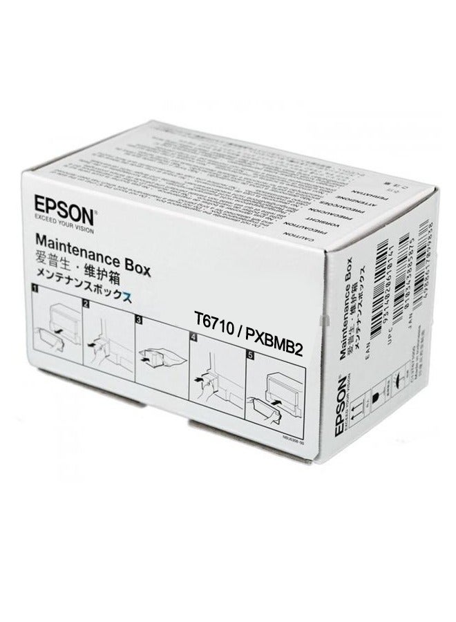 EPSON T6710 Maintenance Box PXBMB2 WorkForce Pro WF 5621 4011 4511 4521 5621 6710 black - Image 1