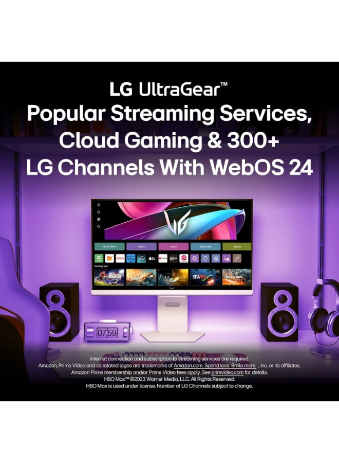 LG 32 inch Ultragear 4K UHD (3840 x 2160) IPS Gaming Monitor, 144Hz, 1ms, NVIDIA G-Sync Compatible, AMD FreeSync Premium, VESA DisplayHDR 400, HDMI, DisplayPort, USB Type-C, 32G810SA-W White - Image 5