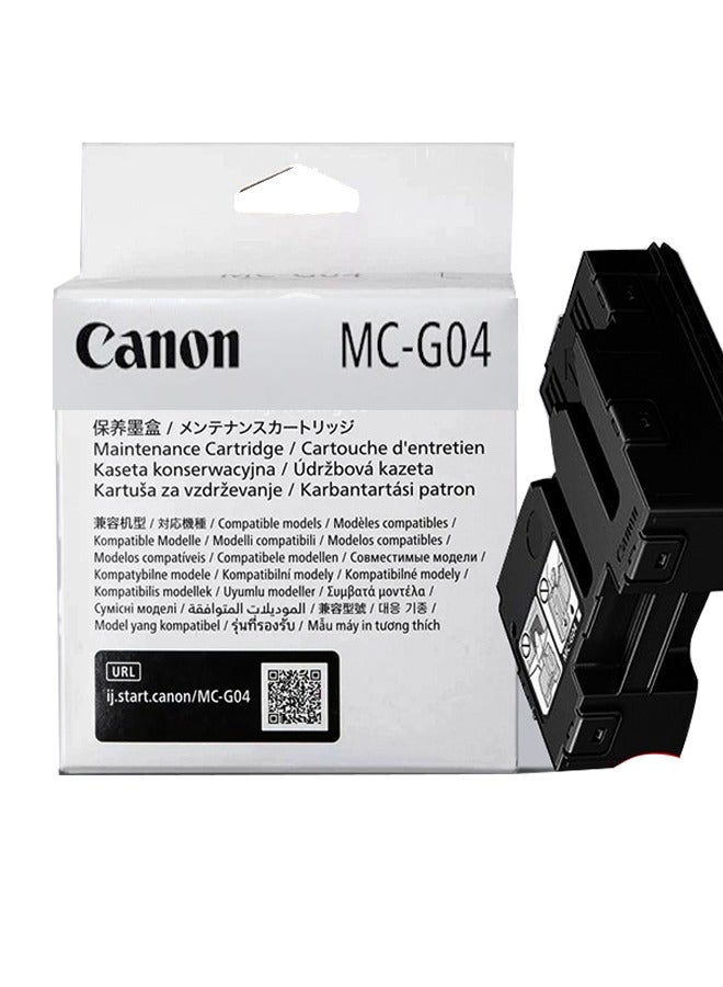 Canon MC-G04 Ink Maintenance Cartridge with New Chip MC G04 Use with MegaTank G3270 G2270 G1230 Printer black - Image 1