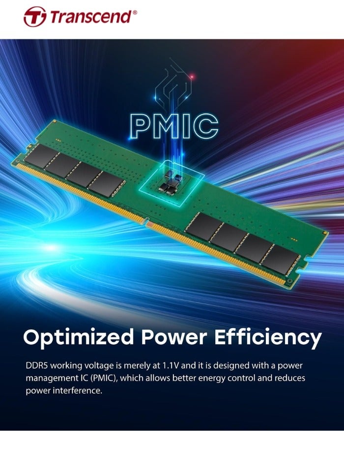 JetRAM 32GB DDR5 5600 Mhz | SO-DIMM | CL46 1.1V | JM5600ASE-32G | Laptop Memory RAM 7cm green