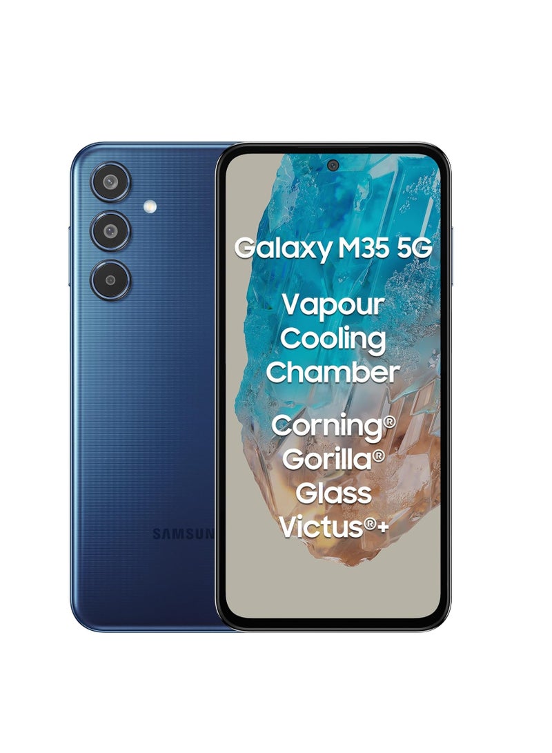 سامسونج Galaxy M35 5G 6GB RAM 128GB ROM Moonlight Blue - International Version - Image 2