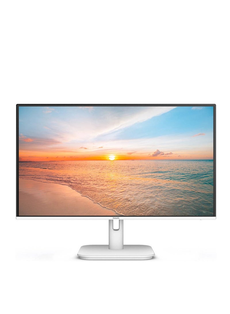 Philips 27E1N1100AW/89  27" Full HD IPS Monitor – 100Hz Refresh Rate, 4ms Response, Eye Comfort Technology, HDMI & VGA Connectivity – Ideal for Office, Multimedia & Casual Gaming White  - Image 1