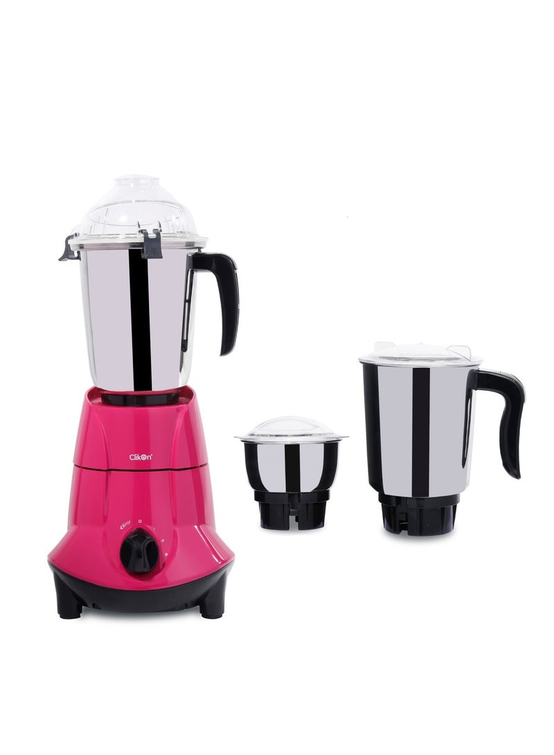 كليكون 3 IN 1 SPLENDID MIXER GRINDER 550 W CK-2296 Red/Grey 