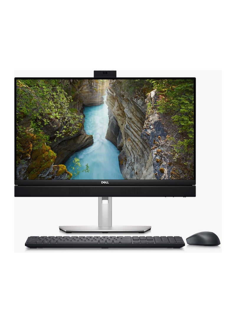 DELL OptiPlex Plus  All-in-One PC With 23.8 Inch Full HD(1920X1080) Display, Intel Core i5 Processor/16GB RAM DDR5/512GB SSD/Windows 11 Pro/ English/Arabic Black  - Image 1