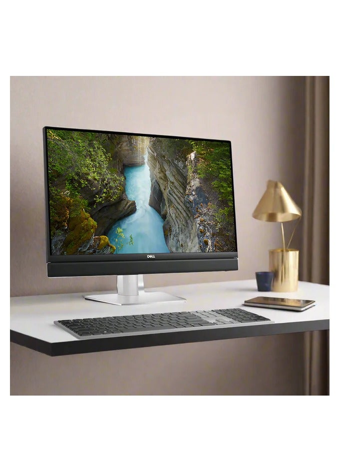 DELL - OptiPlex Plus  All-in-One PC With 23.8 Inch Full HD(1920X1080) Display, Intel Core i5 Processor/16GB RAM DDR5/512GB SSD/Windows 11 Pro/ English/Arabic Black - Image 1