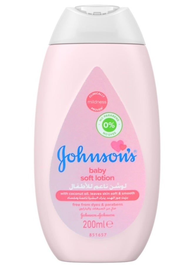 جونسون مجموعة من 4 من لوشن جونسون للأطفال، كولونيا دريم، بودرة الأطفال، جيل الأطفال برائحة خفيفة - Image 2