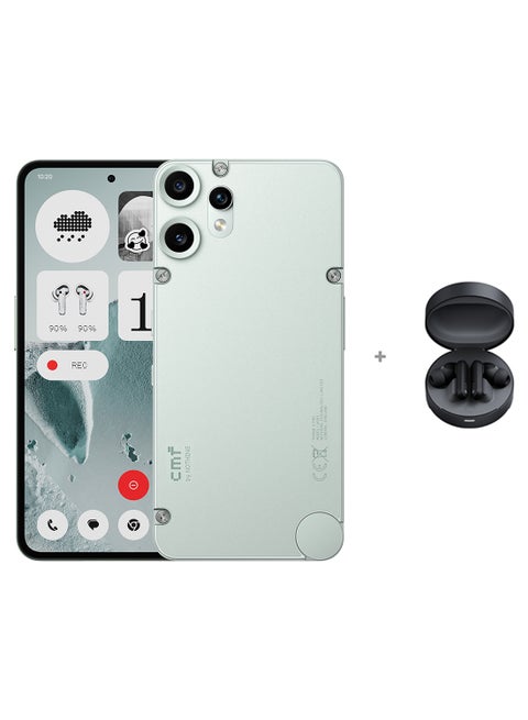 Phone 2 Pro Dual SIM 5G Light Green 8GB RAM 128GB With Free Buds Pro - Middle East Version