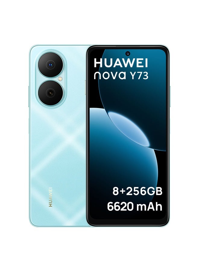 هواوي Nova Y73 Dual SIM Blue 8GB RAM  256GB 4G - Middle East Version  - Image 1