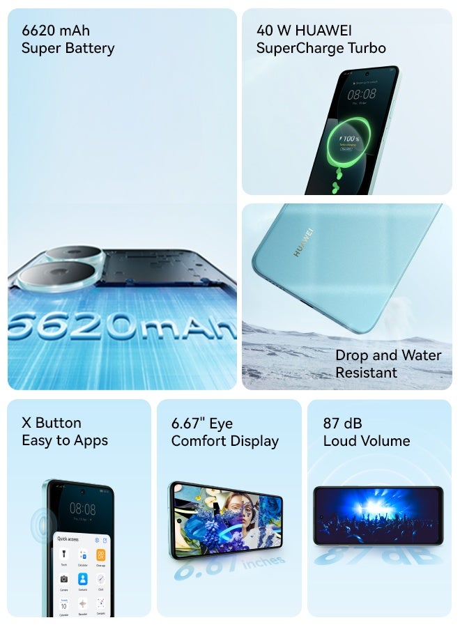 هواوي Nova Y73 Dual SIM Blue 8GB RAM  256GB 4G - Middle East Version  - Image 2