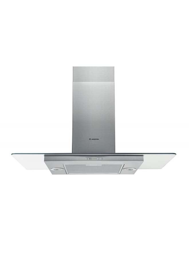 Ariston Free-Standing Chimney Island Cooker Hood – 3 Speeds AIF9.7FABX Silver - Image 1