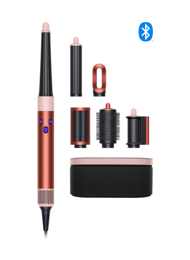 دايسون Airwrap i.d. Multi-Styler And Dryer Straight And Wavy Hair Bluetooth Enabled For Perfect Curls Strawberry Bronze/Blush Pink  - Image 1