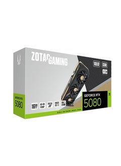 GAMING GeForce RTX 5080 Solid Core 16GB GDDR7 Graphics Card, Blackwell 2.0 GPU, 10752 CUDA Cores, 2.64GHz Boost Clock, 256-bit, PCIe 5.0 x16, 360W TDP, IceStorm 3.0 Cooling, DLSS 4, HDMI 2.1b & 3x DP 2.1, SPECTRA 2.0 RGB, Triple-Fan Vapor Chamber, Dual BIOS, 3.5-Slot Design, GPU Support Bracket | ZT-B50800D2-10P