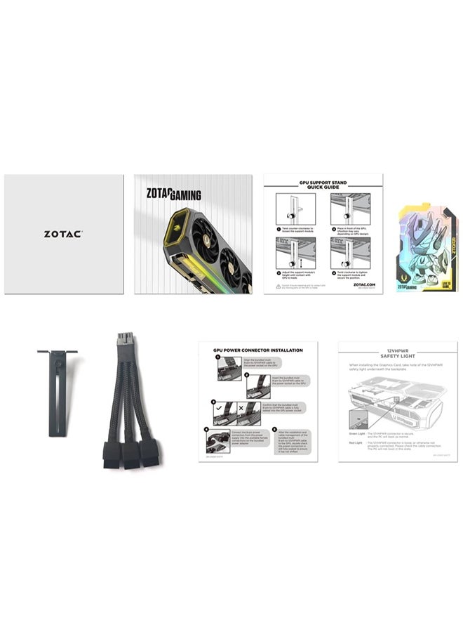 زوتاك GAMING GeForce RTX 5080 Solid Core 16GB GDDR7 Graphics Card, Blackwell 2.0 GPU, 10752 CUDA Cores, 2.64GHz Boost Clock, 256-bit, PCIe 5.0 x16, 360W TDP, IceStorm 3.0 Cooling, DLSS 4, HDMI 2.1b & 3x DP 2.1, SPECTRA 2.0 RGB, Triple-Fan Vapor Chamber, Dual BIOS, 3.5-Slot Design, GPU Support Bracket | ZT-B50800D2-10P  - Image 5