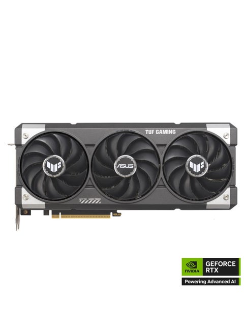 TUF Gaming GeForce RTX 5060 Ti OC Edition 8GB GDDR7 Graphics Card, 4608 CUDA Cores, 2.57 GHz Boost Clock, PCIe 5.0, 128-bit, 448 GB/s Bandwidth, Triple Axial-Tech Fans, Dual BIOS, Military-Grade Components, Ray Tracing, DLSS 4, HDMI 2.1b + 3× DP 2.1, 145W TDP, 8-Pin Power, GPU Tweak III, NVIDIA Reflex & Broadcast Support | 90YV0MR0-M0NA00