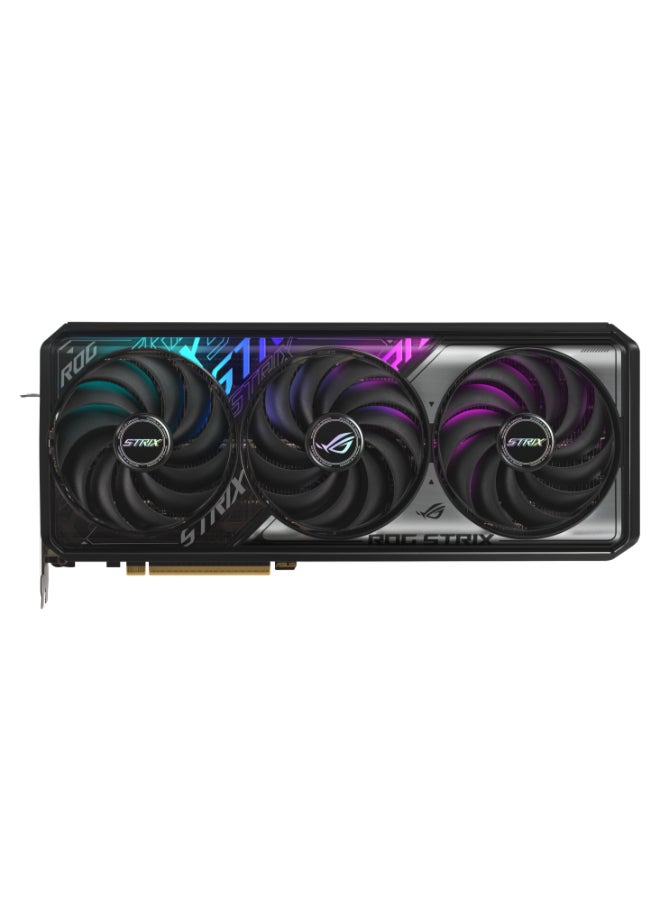 ASUS ROG Strix GeForce RTX 5070 OC Edition 12GB GDDR7 Gaming Graphics Card, PCIe 4.0, 2512MHz Boost, 192-bit, DLSS 4, Ray Tracing, HDMI 2.1, DP 2.1, Axial-Tech Fans, RGB, Dual BIOS, 16-pin Power, GPU Tweak III, 3.2-Slot Design | 90YV0M80-M0NA00 - Image 5