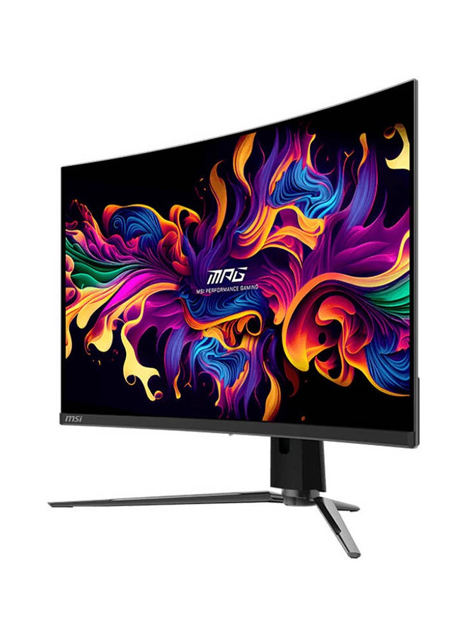 MSI MPG 321CURX QD-OLED 32-Inch 4K UHD Curved Gaming Monitor, Quantum Dot OLED Panel, 240Hz Refresh Rate, 0.03ms GtG Response Time, VESA DisplayHDR True Black 400, HDMI 2.1, DisplayPort 1.4a, USB-C with 98W Power Delivery, KVM Switch, PiP/PbP, OLED Care 2.0, Mystic Light RGB | 9S6-3DD64T-008 Black  - Image 2