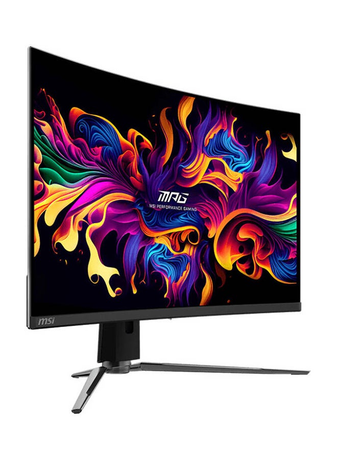 MSI MPG 321CURX QD-OLED 32-Inch 4K UHD Curved Gaming Monitor, Quantum Dot OLED Panel, 240Hz Refresh Rate, 0.03ms GtG Response Time, VESA DisplayHDR True Black 400, HDMI 2.1, DisplayPort 1.4a, USB-C with 98W Power Delivery, KVM Switch, PiP/PbP, OLED Care 2.0, Mystic Light RGB | 9S6-3DD64T-008 Black  - Image 4