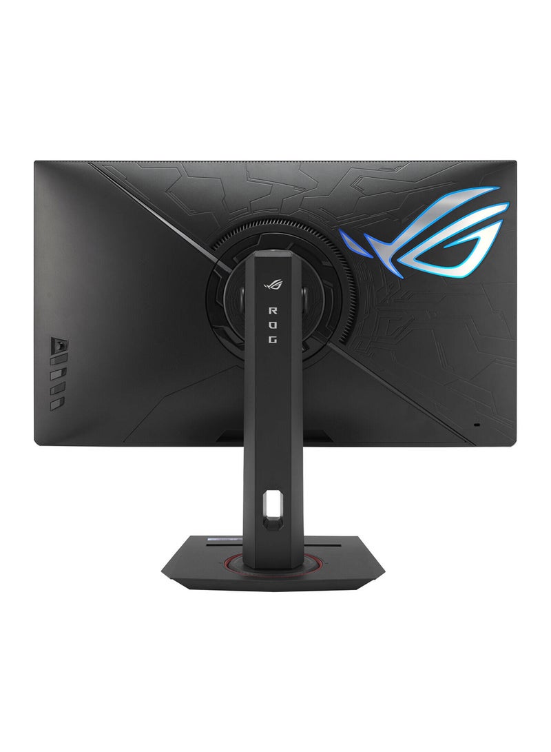 ROG Strix XG27ACMG 27" QHD (2560x1440) Fast IPS Gaming Monitor, 270Hz (OC), 1ms GTG, 400 nits HDR10, 95% DCI-P3, G-SYNC & FreeSync Premium, ELMB Sync, DisplayPort 1.4, HDMI 2.1, USB-C (15W PD), 3.5mm Audio Out, Aura Sync RGB, Height/Tilt/Swivel/Pivot Adjustable, VESA Mount, Tripod Socket | 90LM0A60-B01370 Black