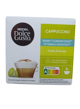 Nescafe Cappuccino Dolce Gusto 161.6grams Pack of 16 - pnsku/N70177251V/45/_/1747655537/faa84e79-ef69-408c-8cdb-b8e5955331c8