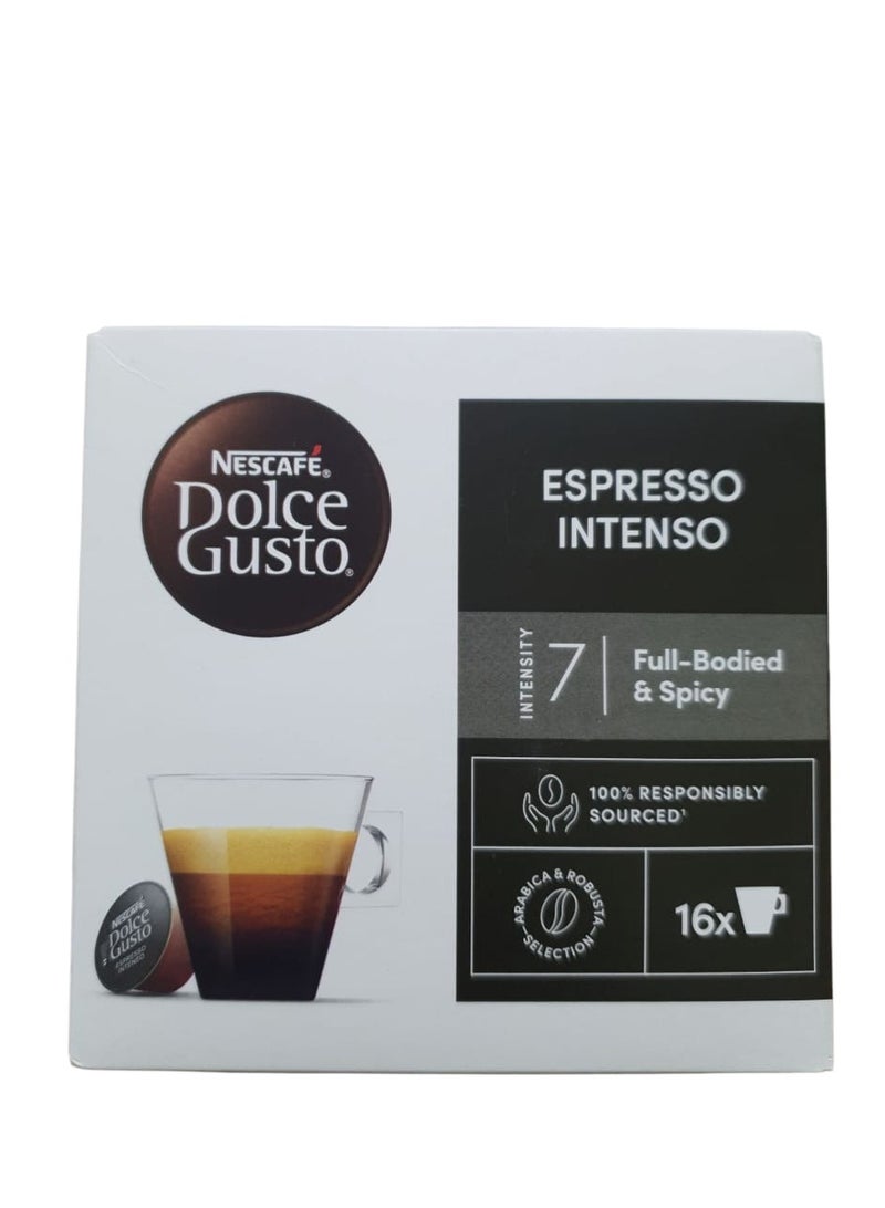 نسكافيه اسبريسو انتينسو دولتشي جوستو 112جرام عبوة من 16 قطعة