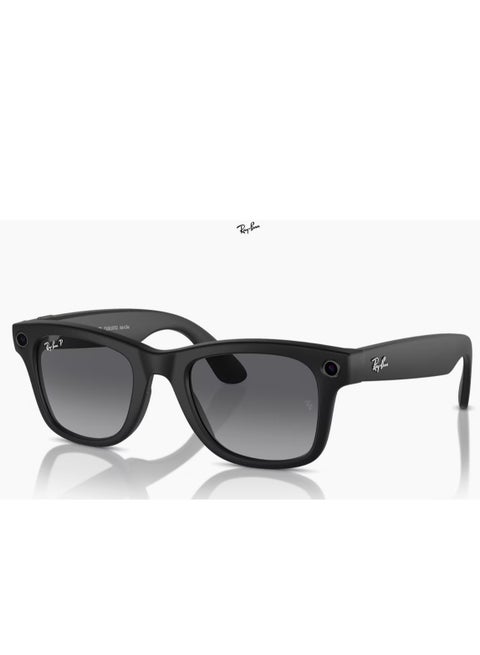 RAYBAN RW 4008 601ST353 Smart Glasses F Matte Black/L Polar Gradient Graphite Black