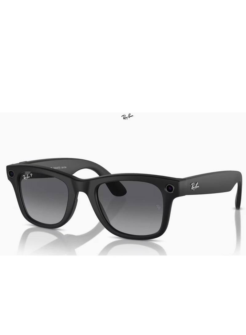 Meta - RAYBAN RW 4008 601ST353 Smart Glasses F Matte Black/L Polar Gradient Graphite Black - Image 1