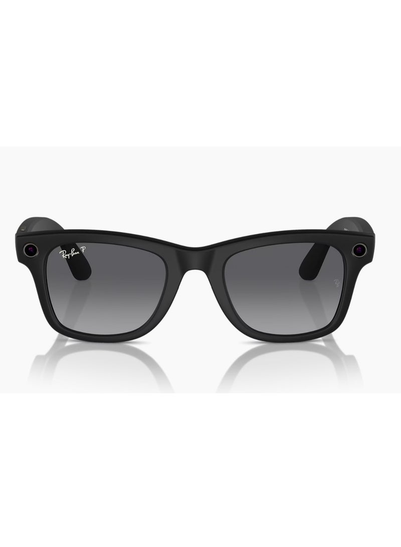 Meta - RAYBAN RW 4008 601ST353 Smart Glasses F Matte Black/L Polar Gradient Graphite Black - Image 1