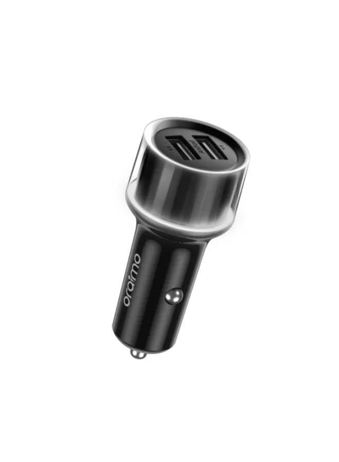 أورايمو Oraimo Highway 15 15.5W Car Charger  ,  Dual USB Output , black  - Image 1