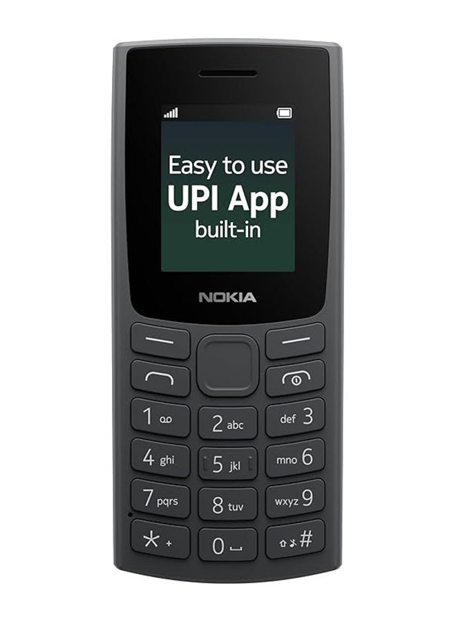NOKIA Renewed - 105 Single SIM Keypad Phone Charcoal - International Version - Image 3