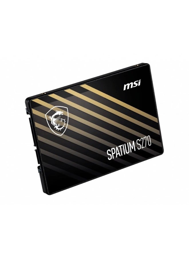 MSI SPATIUM S270 SATA 2.5 480GB - Internal Solid State Drive, Read  500MBs - Write 450 480 GB  - Image 5