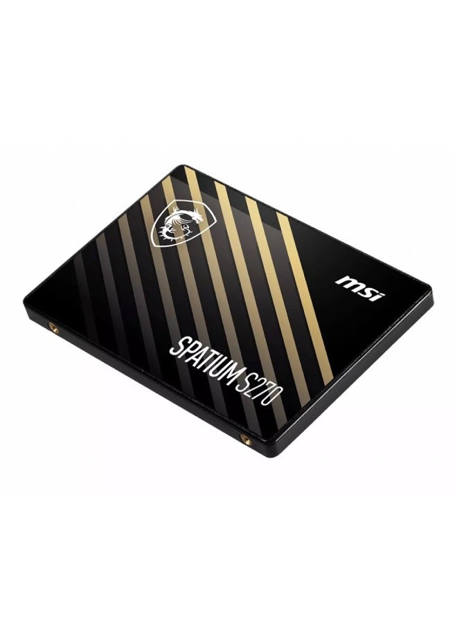 MSI SPATIUM S270 SATA 2.5 960GB - Internal Solid State Drive, Read  500MBs - Write 450 960 GB  - Image 3