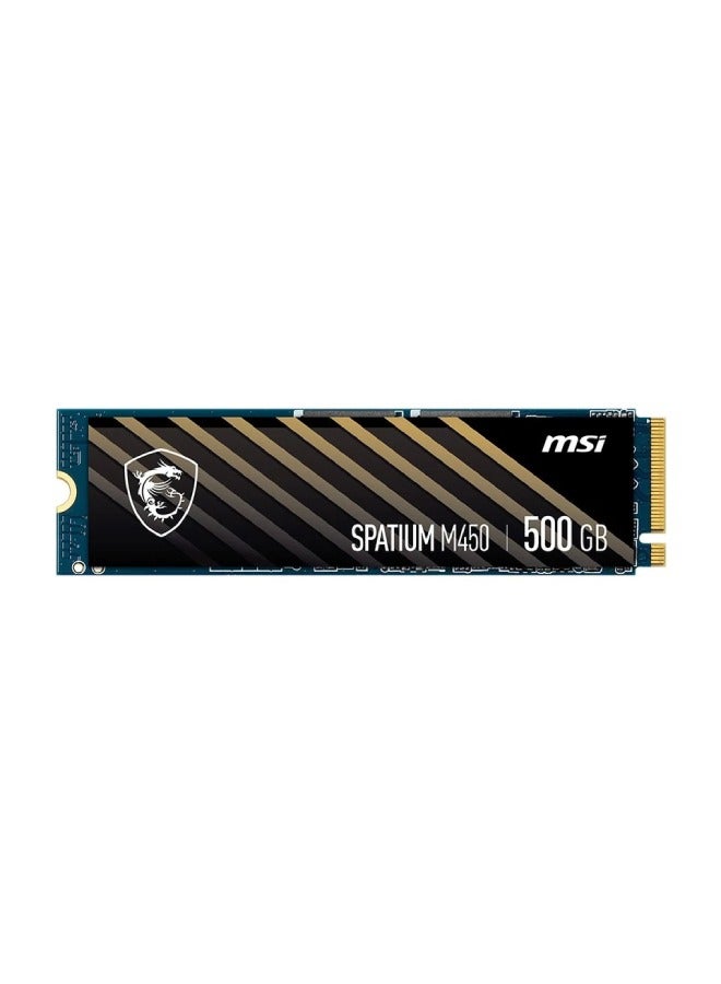 MSI SPATIUM M450 PCIe 4.0 NVMe M.2 500GB PCI Express 4.0 3D NAND M 500 GB  - Image 5