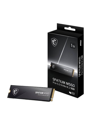 SPATIUM M560 PCIe 5.0 NVMe M.2 Internal SSD, 1TB Capacity, Up to 10200 MB/s Sequential Read & 8400 MB/s Sequential Write Speed, 600 TBW, 3D NAND Flash Memory 1 TB - pnsku/N70177289V/45/_/1750334768/3569aa18-7b8b-4cc7-b4c3-460ae6d3004a