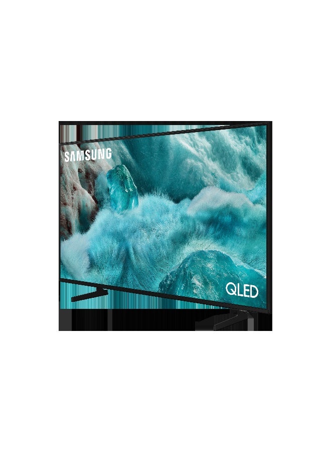سامسونج QLED 4K TV, 50 Inch, 4K Upscaling, Secured by Knox, Free contents by Samsung TV Plus QA50Q7FAAUXSA Black  - Image 3