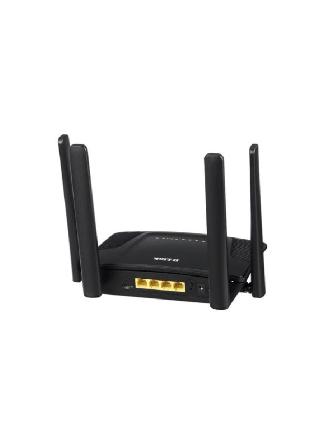 دي لينك Wireless LTE 4G N300 Router - DWR-M920 black  - Image 2